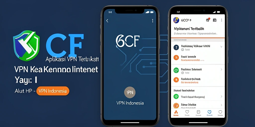 Antarmuka aplikasi 6CF yang sederhana dan fungsional.