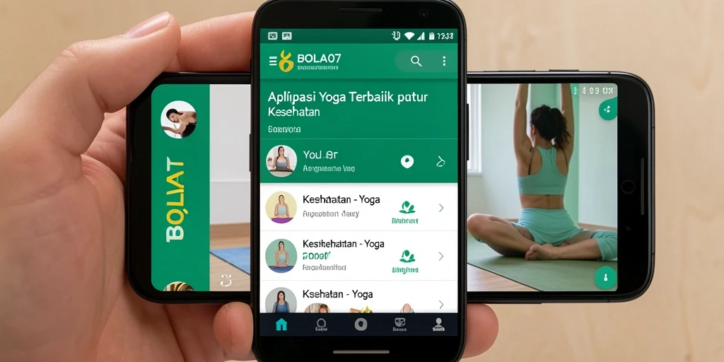 Antarmuka BOLA07 menampilkan sesi Yoga yang terstruktur dengan jelas.