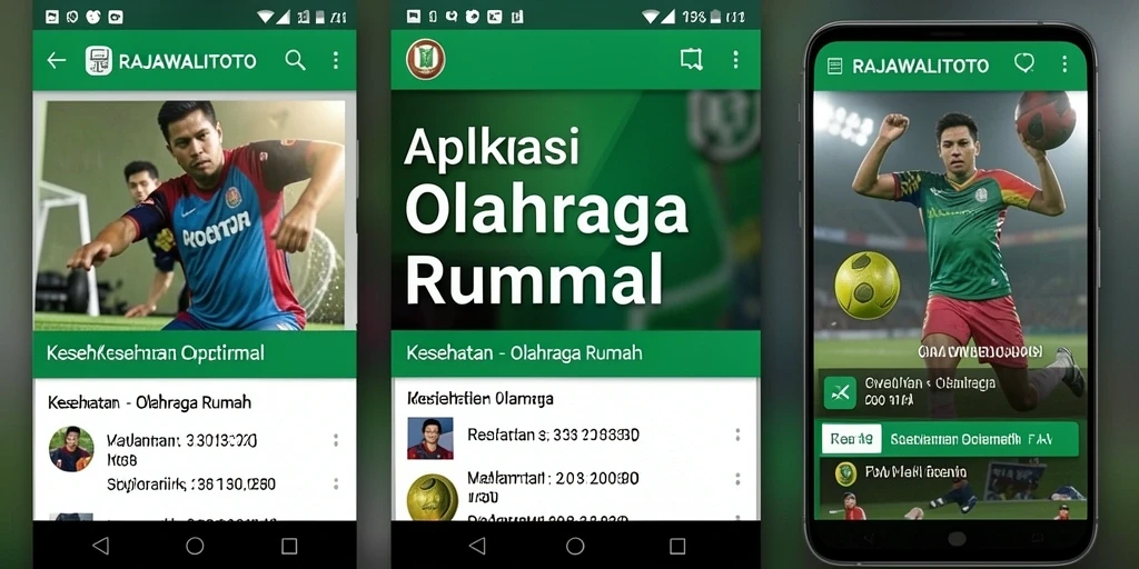 Antarmuka RAJAWALITOTO yang user-friendly dan fitur latihan yang menarik.
