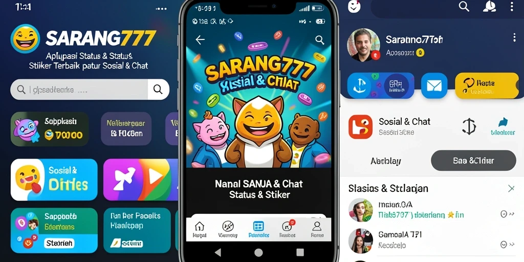Tampilan antarmuka SARANG777 yang menarik dan fungsional.