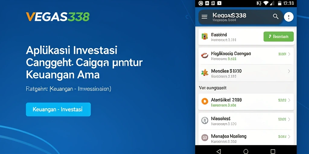 Antarmuka pengguna VEGAS338 yang modern dan fungsional untuk investasi.